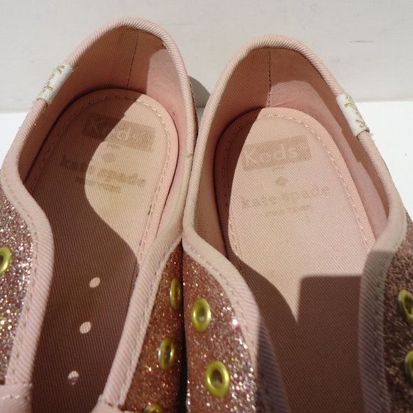SIZE 3 M. Keds for Kate ♠Spade NY glitter sneakers. - Picture 12 of 16